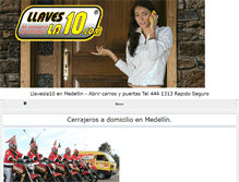 Tablet Screenshot of llavesla10.com
